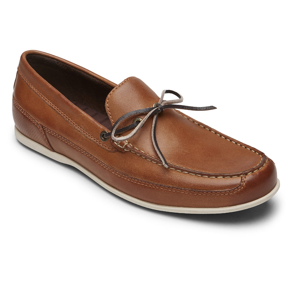 Mocassins Rockport Homem Marrom - Malcom Tie - 03542VCID